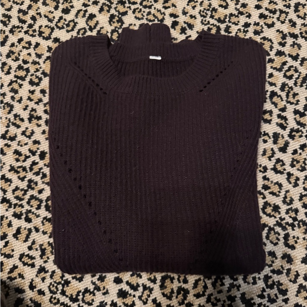 Lululemon purple wool sweater- check out my closet!